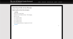 Desktop Screenshot of bobferrucciart.com