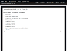 Tablet Screenshot of bobferrucciart.com